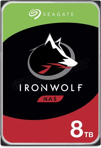 Photo de Disque Dur 3,5" Seagate IronWolf 8To - S-ATA