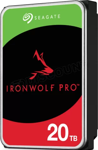 Photo de Disque Dur 3,5" Seagate IronWolf Pro 20To - S-ATA