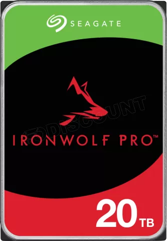 Photo de Disque Dur 3,5" Seagate IronWolf Pro 20To - S-ATA
