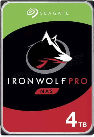 Photo de Disque Dur 3,5" Seagate IronWolf Pro 4To  - S-ATA