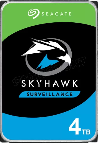 Photo de Disque Dur 3,5" Seagate Skyhawk 4To - S-ATA 3,5"