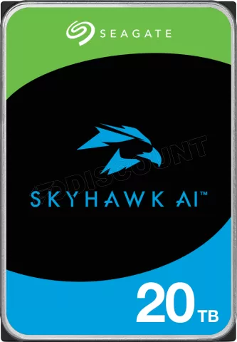 Photo de Disque Dur 3,5" Seagate SkyHawk AI 20To - S-ATA