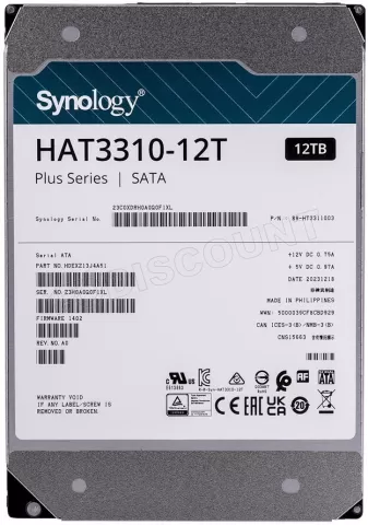 Photo de Disque Dur 3,5" Synology HDD Plus 12To - S-ATA