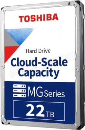 Photo de Disque Dur 3,5" Toshiba Enterprise Capacity MG Series 22To - S-ATA