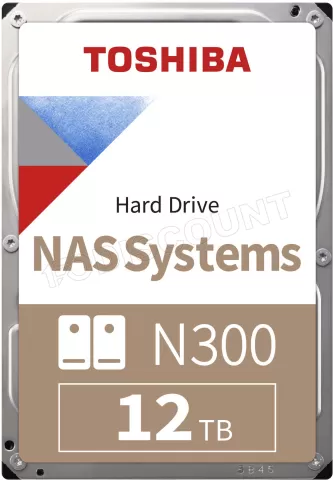 Photo de Disque Dur 3,5" Toshiba N300 12To - S-ATA