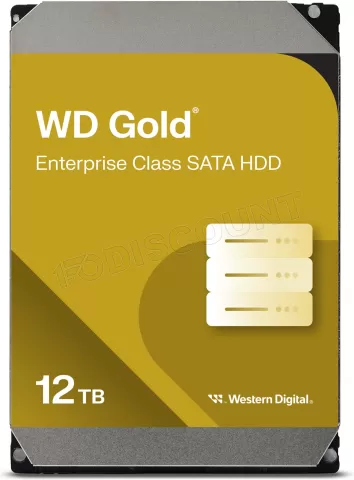 Photo de Disque Dur 3,5" Western Digital Gold Enterprise 12To - S-ATA