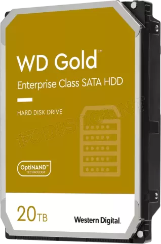 Photo de Disque Dur 3,5" Western Digital Gold Enterprise 20To  - S-ATA
