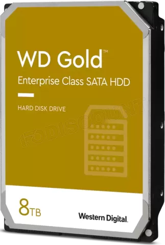 Photo de Disque Dur 3,5" Western Digital Gold Enterprise 8To  - S-ATA