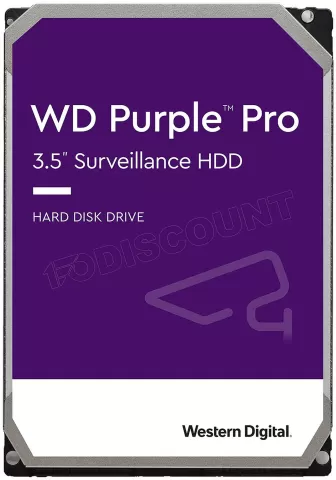 Photo de Disque Dur 3,5" Western Digital Purple Pro 12To - S-ATA