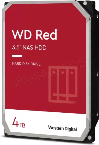 Photo de Disque Dur 3,5" Western Digital Red 4To (4000Go) - S-ATA