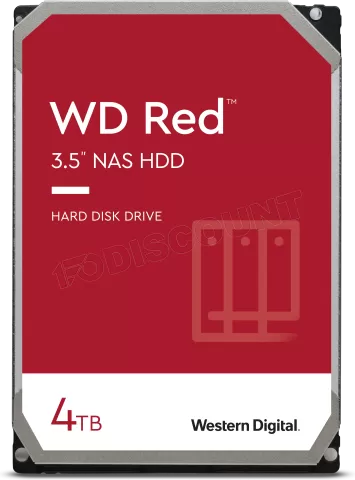 Photo de Disque Dur 3,5" Western Digital Red 4To (4000Go) - S-ATA