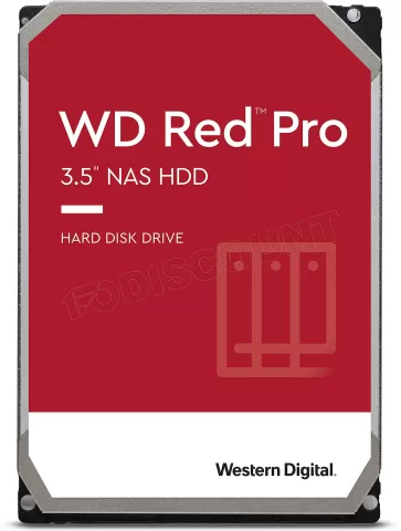 Photo de Disque Dur 3,5" Western Digital Red Pro 16To - S-ATA