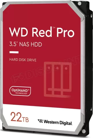 Photo de Disque Dur 3,5" Western Digital Red Pro 22To - S-ATA
