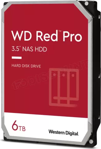 Photo de Disque Dur 3,5" Western Digital Red Pro 6To  - S-ATA
