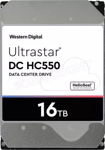 Photo de Disque Dur 3,5" Western Digital Ultrastar DC HC550 16To  - S-ATA