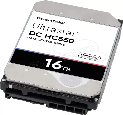 Photo de Disque Dur 3,5" Western Digital Ultrastar DC HC550 16To - S-ATA