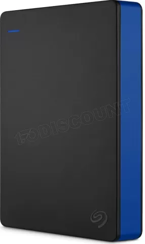 Photo de Disque Dur Externe Seagate Game Drive pour PS4 4To (Noir/Bleu)