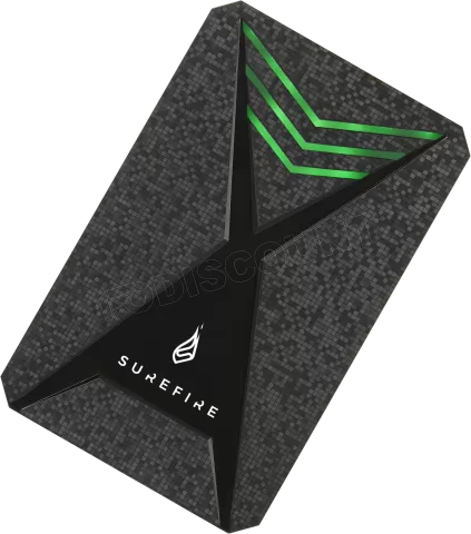 Photo de Disque Dur externe SureFire by Verbatim Gaming Bunker RGB - 1To (Noir)