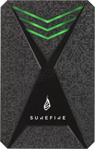 Photo de Disque Dur externe SureFire by Verbatim Gaming Bunker RGB - 1To (Noir)