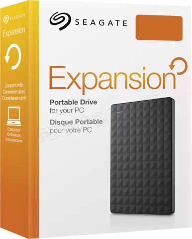 Photo de Disque Dur externe USB 3.0 Seagate Expansion Portable Drive - 2To  (Noir)