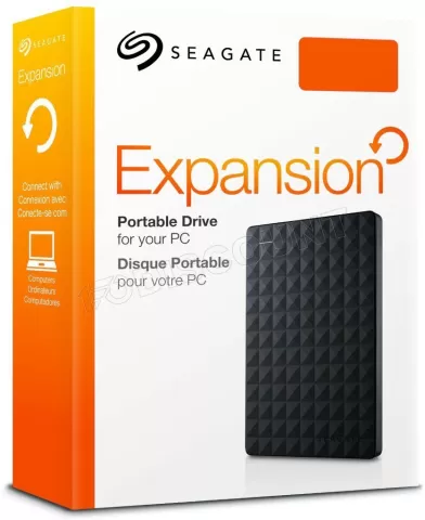 Photo de Disque Dur externe USB 3.0 Seagate Expansion Portable Drive - 4To  (Noir)