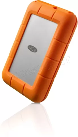 Disque Dur externe USB 3.1 LaCie Rugged - 1To (1000Go) (Orange/Gris) à prix  bas