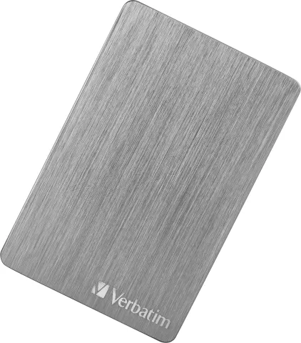 Photo de Disque dur externe Verbatim Store'N'Go Alu Slim - 1To (Gris)