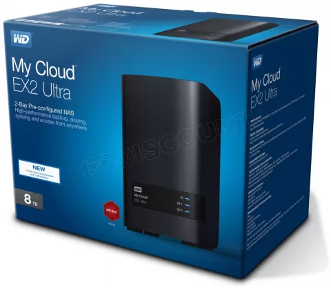 Disque Dur Externe Western Digital My Cloud EX2 Ultra 8To (8000Go