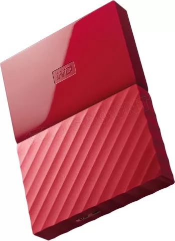 Photo de Disque dur externe Western Digital My Passport Ultra 1000 Go (1 To) USB 3.0 - 2,5" (Rouge) 2017