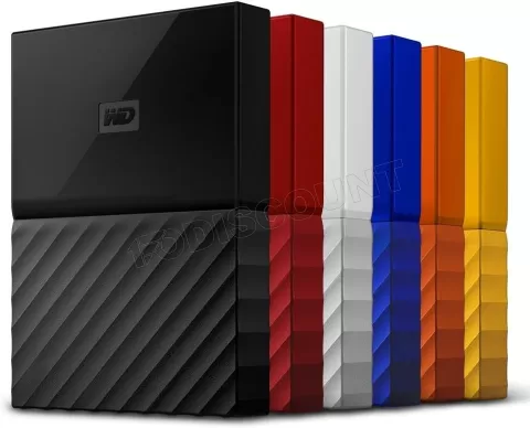 Photo de Disque dur externe Western Digital My Passport Ultra 1000 Go (1 To) USB 3.0 - 2,5" (Rouge) 2017