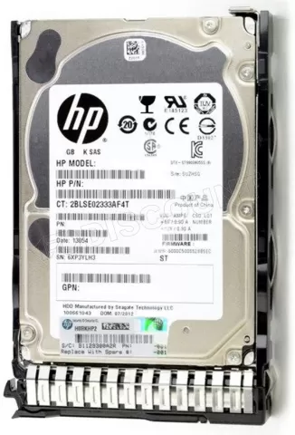 Photo de Disque Dur portable HP Enterprise 2"1/2 SFF 2000Go (2To) 7200 trs (765466-B21)