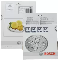 Photo de Disque hâchoir épais Bosch MUZ45RS1 pour machines de cuisine MUM5 et MUM4