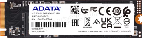 Photo de Disque SSD Adata Legend 900 1To  - M.2 NVMe Type 2280