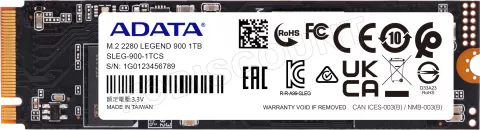 Photo de Disque SSD Adata Legend 900 1To - M.2 NVMe Type 2280