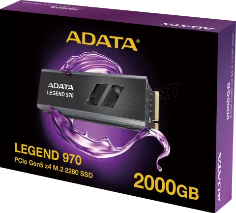 Photo de Disque SSD Adata Legend 970 2To  avec dissipateur - M.2 NVMe Type 2280