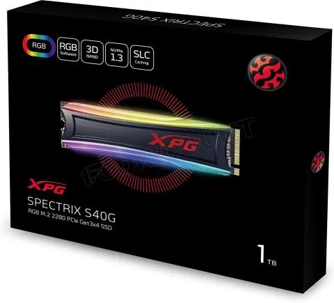 Photo de Disque SSD Adata XPG Spectrix S40G 1To  - M.2 NVMe Type 2280