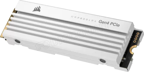 Photo de Disque SSD Corsair MP600 Pro LPX 1To  - NVMe M.2 Type 2280 (Blanc)