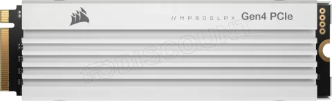 Photo de Disque SSD Corsair MP600 Pro LPX 1To  - NVMe M.2 Type 2280 (Blanc)