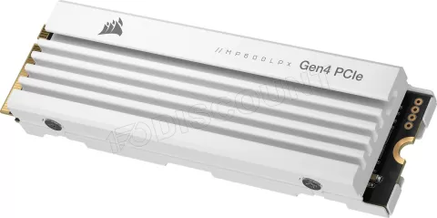 Photo de Disque SSD Corsair MP600 Pro LPX 2To - NVMe M.2 Type 2280 (Blanc)