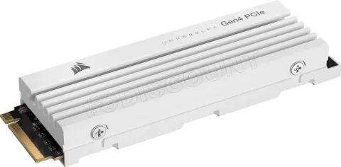 Photo de Disque SSD Corsair MP600 Pro LPX 2To - NVMe M.2 Type 2280 (Blanc)