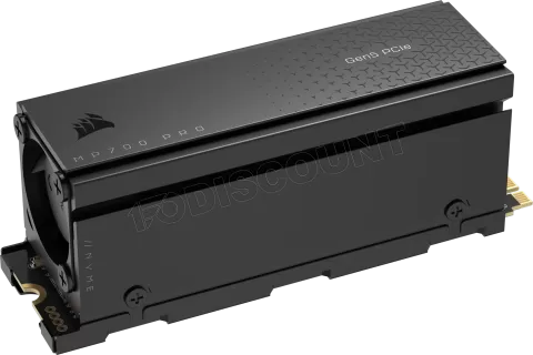Photo de Disque SSD Corsair MP700 Pro 2To avec dissipateur - NVMe M.2 Type 2280