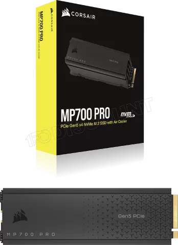 Photo de Disque SSD Corsair MP700 Pro 4To avec dissipateur - NVMe M.2 Type 2280