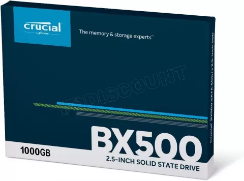 Photo de Disque SSD Crucial BX500 1To (1000Go) - S-ATA 2,5"