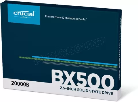 Photo de Disque SSD Crucial BX500 2To S-ATA 2,5"