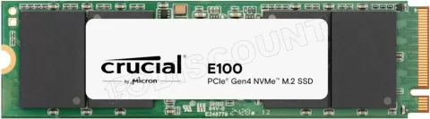 Photo de Disque SSD Crucial E100 480Go - M.2 NVMe Type 2280 Version OEM (Tray)