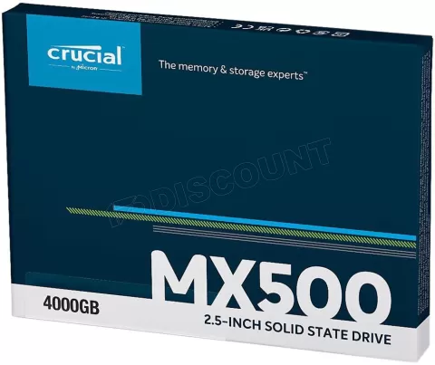 Photo de Disque SSD Crucial MX500 4To  - S-ATA 2,5"