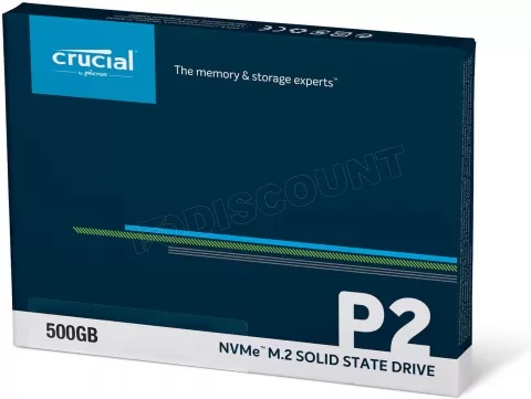 Photo de Disque SSD Crucial P2 500Go - NVMe M.2 Type 2280