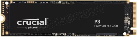 Photo de Disque SSD Crucial P3 2To  - NVMe M.2 Type 2280