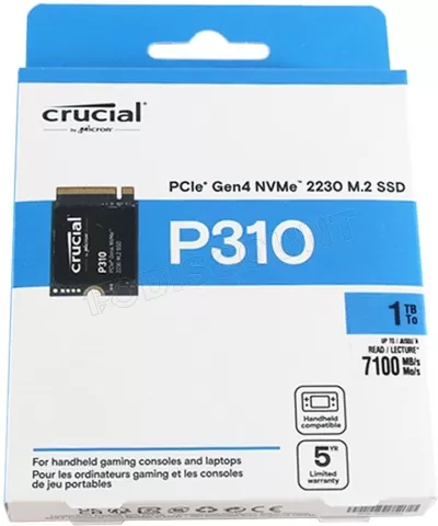 Photo de Disque SSD Crucial P310 1To  - M.2 NVMe Type 2230