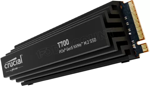 Photo de Disque SSD Crucial T700 1To  avec dissipateur - NVMe M.2 Type 2280